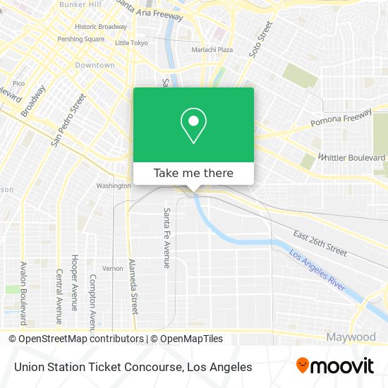 Mapa de Union Station Ticket Concourse