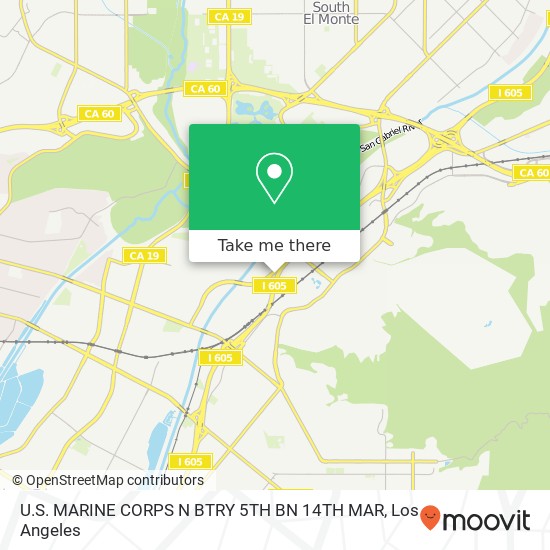 Mapa de U.S. MARINE CORPS N BTRY 5TH BN 14TH MAR