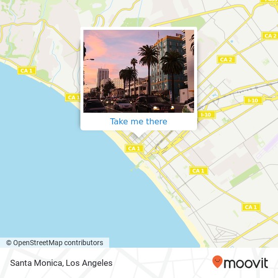Mapa de Santa Monica