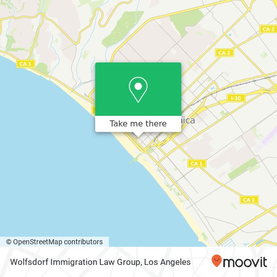 Mapa de Wolfsdorf Immigration Law Group