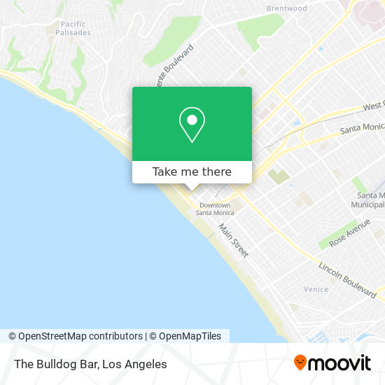 The Bulldog Bar map