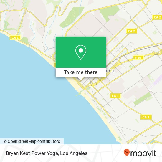 Mapa de Bryan Kest Power Yoga