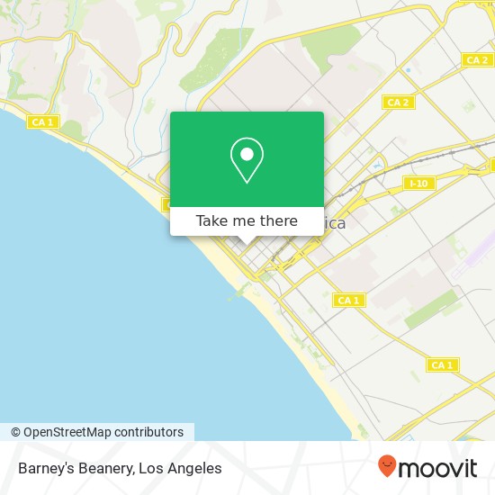 Barney's Beanery map
