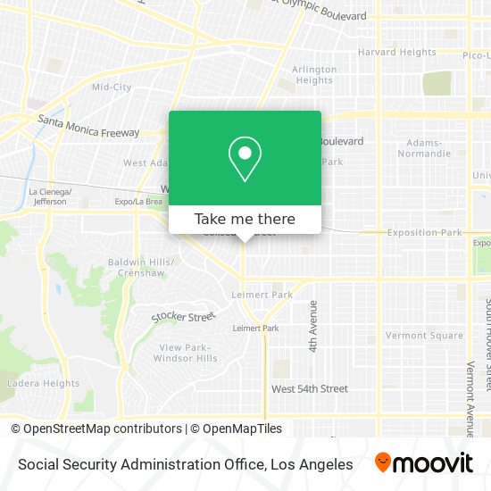 Social Security Administration Office map
