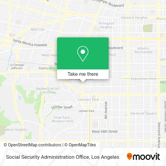 Mapa de Social Security Administration Office
