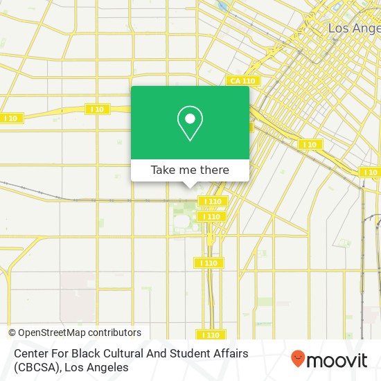 Mapa de Center For Black Cultural And Student Affairs (CBCSA)