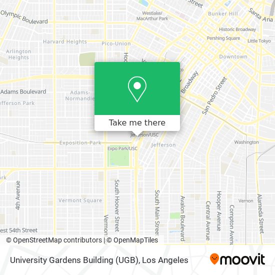 University Gardens Building (UGB) map