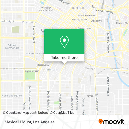 Mexicali Liquor map