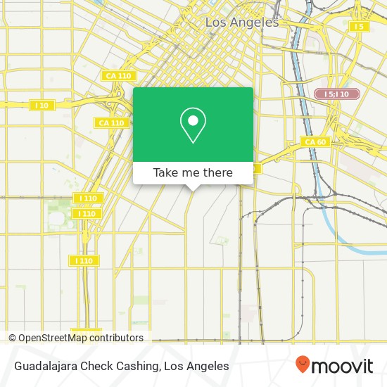 Guadalajara Check Cashing map