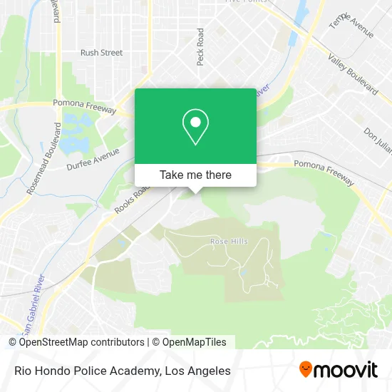 Rio Hondo Police Academy map