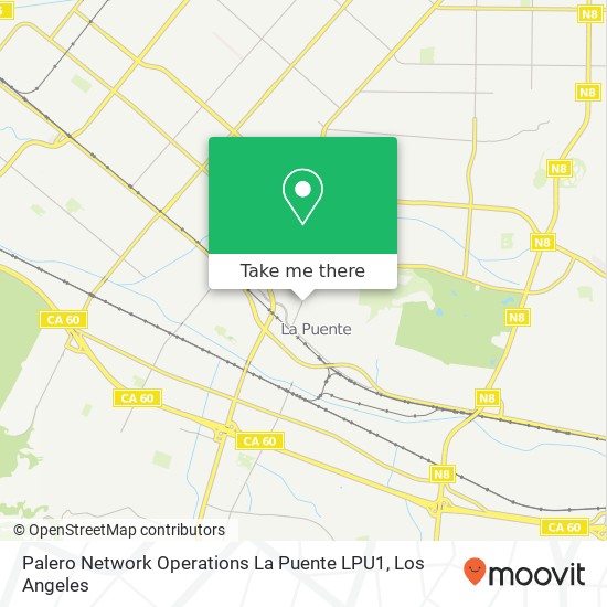 Palero Network Operations La Puente LPU1 map