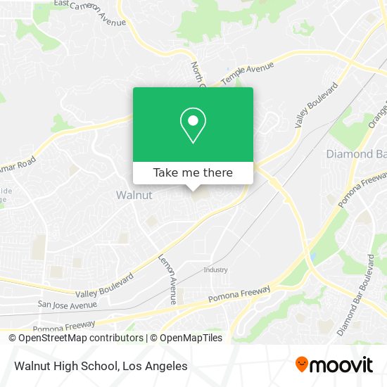 Mapa de Walnut High School