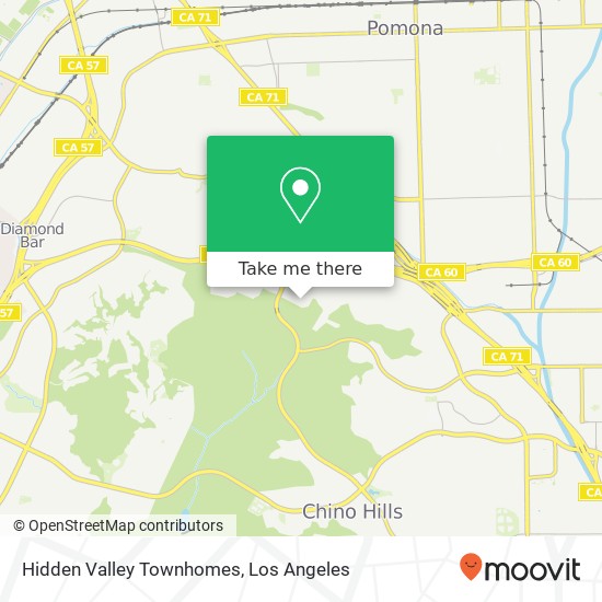 Hidden Valley Townhomes map