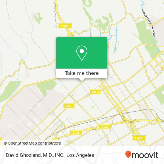 David Ghozland, M.D., INC. map