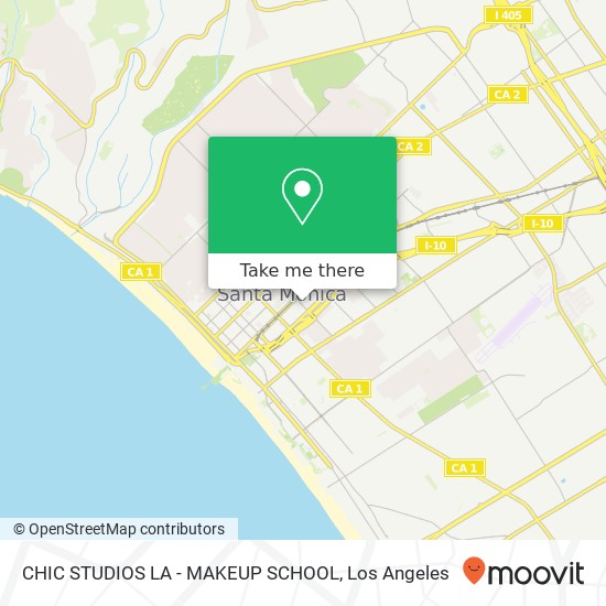 Mapa de CHIC STUDIOS LA - MAKEUP SCHOOL