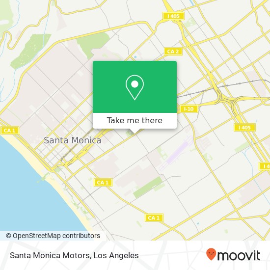 Santa Monica Motors map