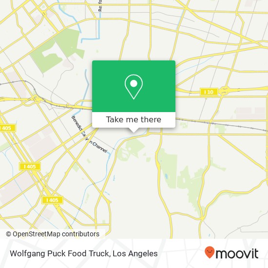 Wolfgang Puck Food Truck map