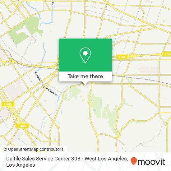 Daltile Sales Service Center 308 - West Los Angeles map