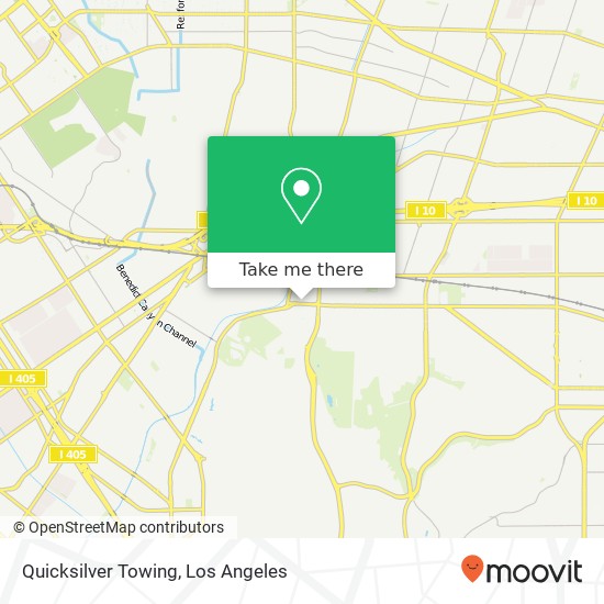 Quicksilver Towing map