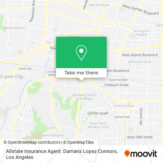 Allstate Insurance Agent: Damaris Lopez Connors map