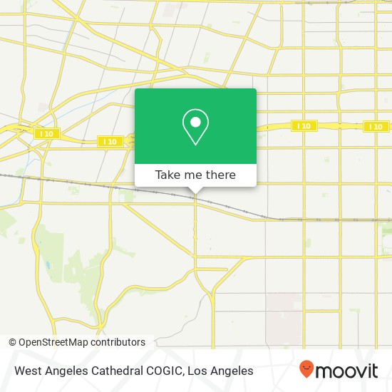 Mapa de West Angeles Cathedral COGIC