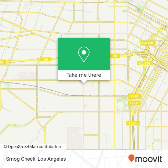 Smog Check map