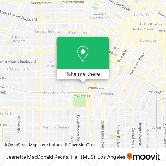 Jeanette MacDonald Recital Hall (MUS) map