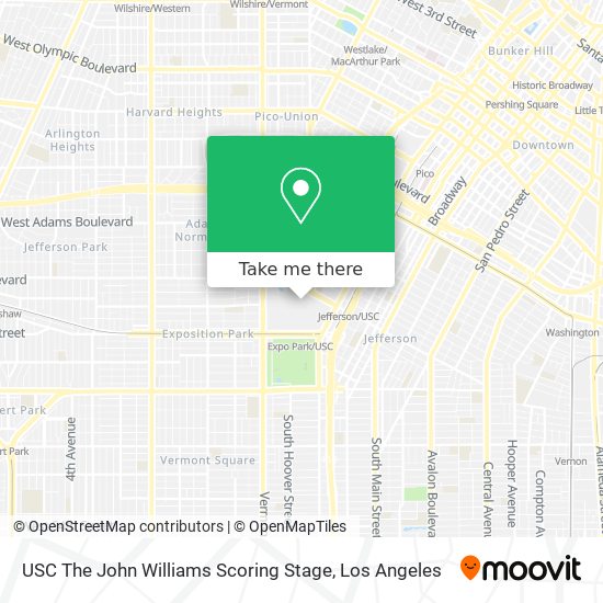 USC The John Williams Scoring Stage map