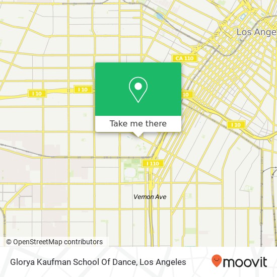 Glorya Kaufman School Of Dance map