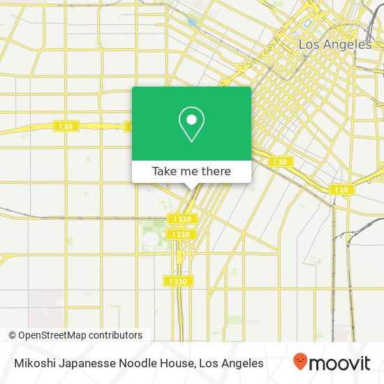 Mapa de Mikoshi Japanesse Noodle House