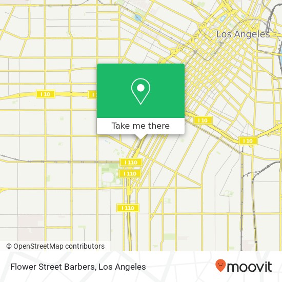 Flower Street Barbers map