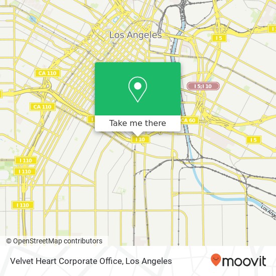 Mapa de Velvet Heart Corporate Office
