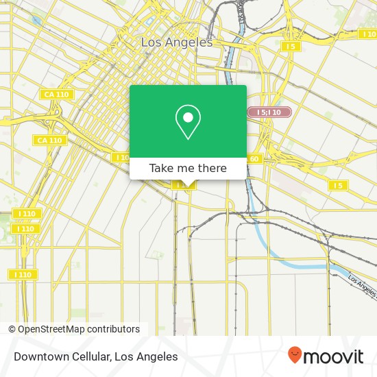 Mapa de Downtown Cellular