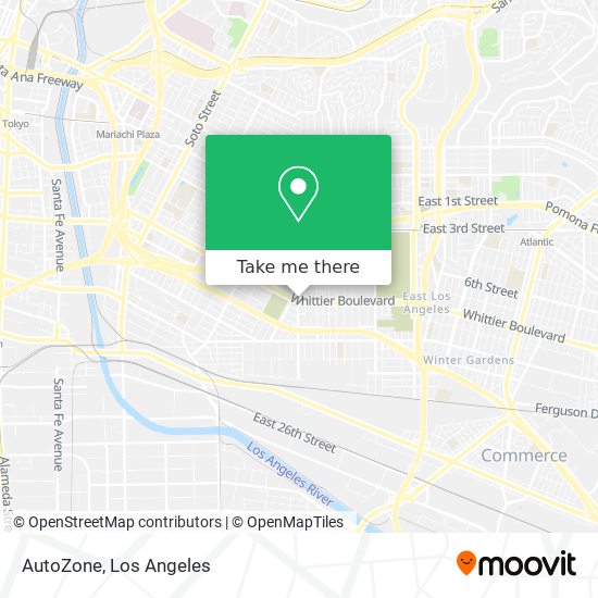 AutoZone map