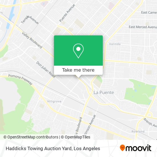 Mapa de Haddicks Towing Auction Yard