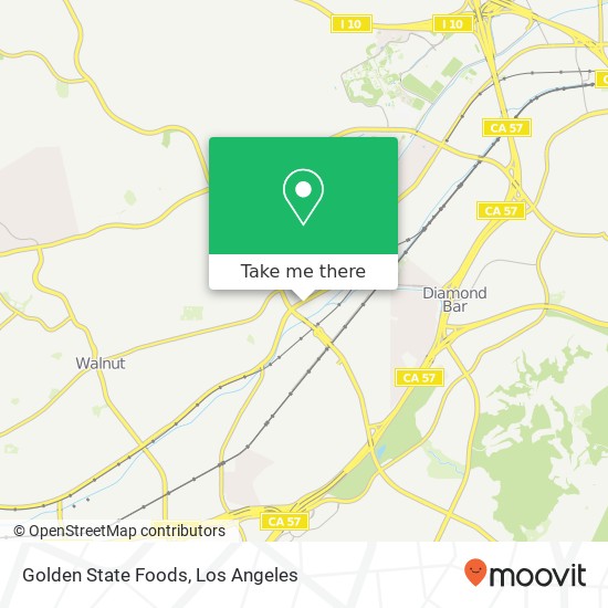 Golden State Foods map