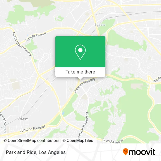 Mapa de Park and Ride