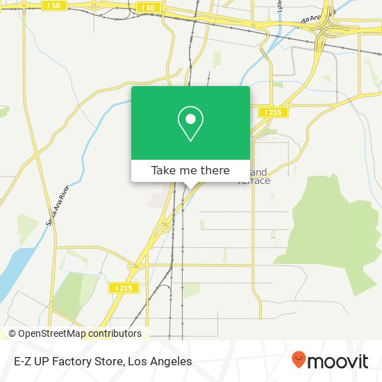 E-Z UP Factory Store map