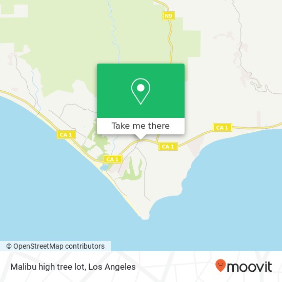 Malibu high tree lot map