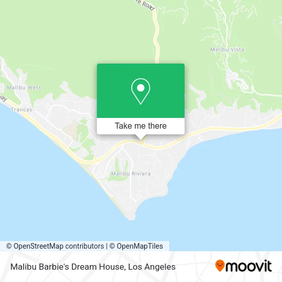 Malibu Barbie's Dream House map
