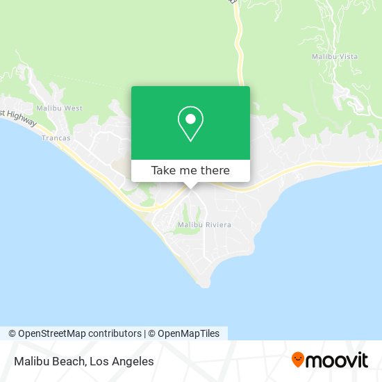 Malibu Beach map