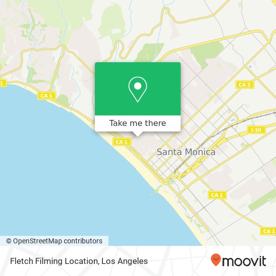 Mapa de Fletch Filming Location