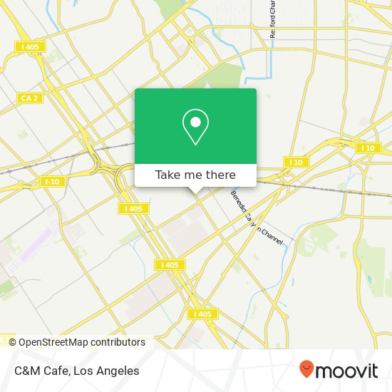 Mapa de C&M Cafe
