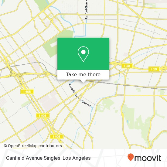 Mapa de Canfield Avenue Singles