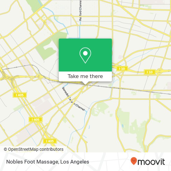 Nobles Foot Massage map