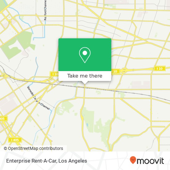 Mapa de Enterprise Rent-A-Car