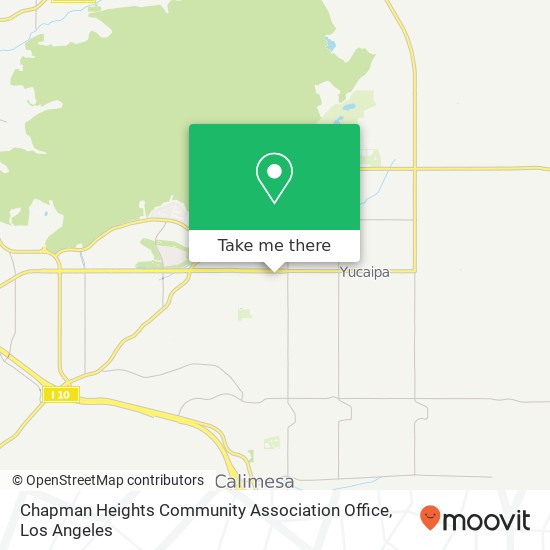 Chapman Heights Community Association Office map