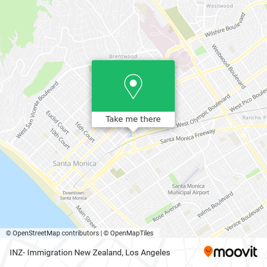 INZ- Immigration New Zealand map