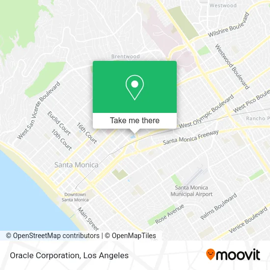 Mapa de Oracle Corporation