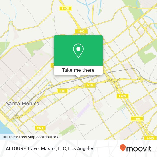 Mapa de ALTOUR - Travel Master, LLC